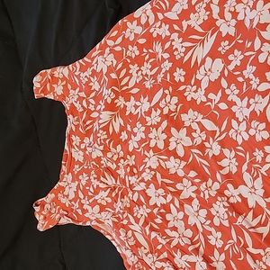 A red printed top medium size